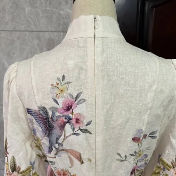 Zimmermann REBELLION BUTTON MIDI DRESS - Picture 4 of 10